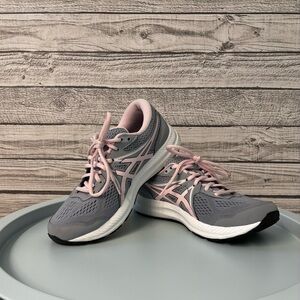Asics Women's Athletic Shoes in Gray and Pink